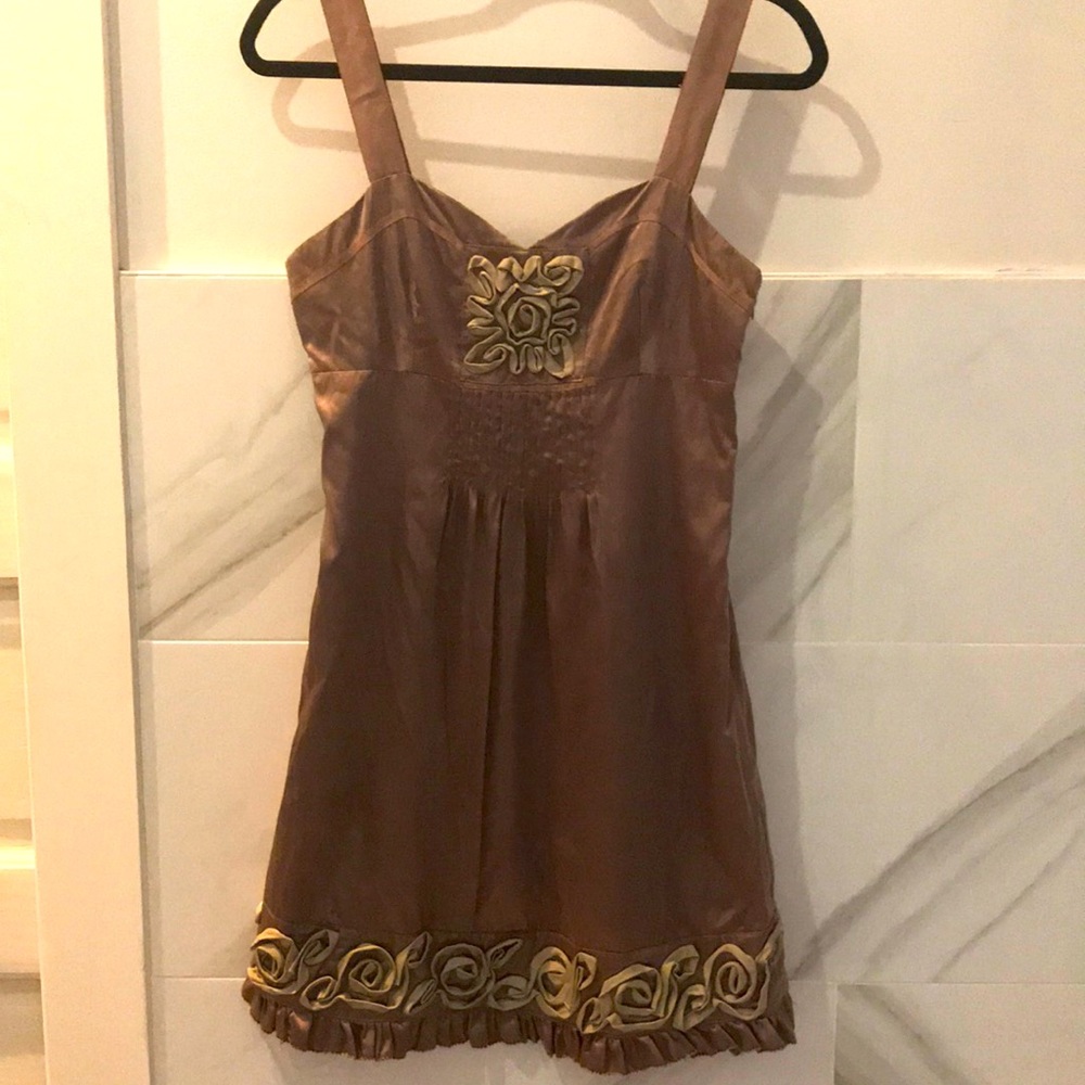 Sugarlips Satin Mini Cocktail Sleeveless Dress S
